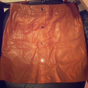 Pleather “Clueless” Skirt